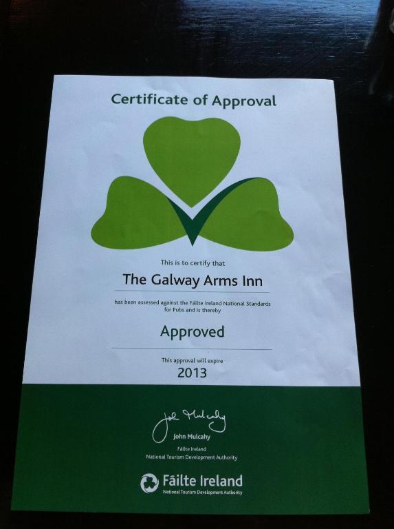 Galway Arms Inn Dış mekan fotoğraf
